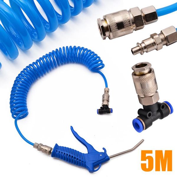 

professional spray guns dust blows hose tool set air duster 5m recoil multi truck blower clean 5.5mm steel nozzle kit
