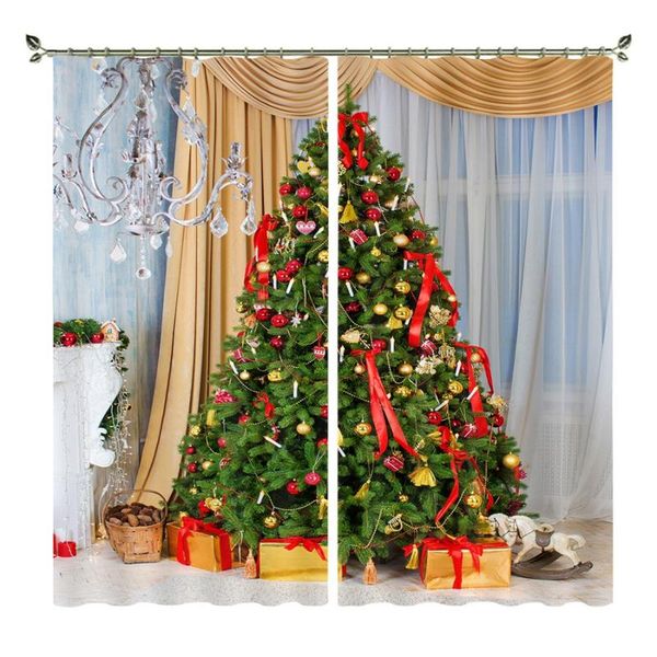 

curtain & drapes babson christmas tree digital printing diy advanced custom po