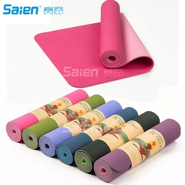 

yoga mats thick exercise floor mat nbr 24 x 72 inches great for camping cardio workouts pilates gymnastics with carrying strap