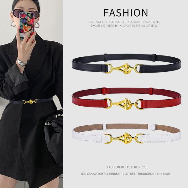 

belts luxury designer women belt genuine leather fashion buckle jeans waistband lady girdle female black, Black;brown