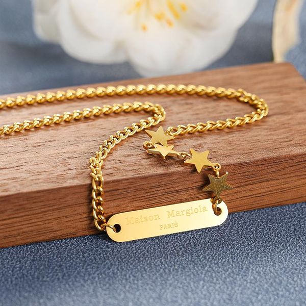 

pendant necklaces trendy no fade gold color titanium steel women female elegant party jewelry fashion clavicle chain accessories, Silver