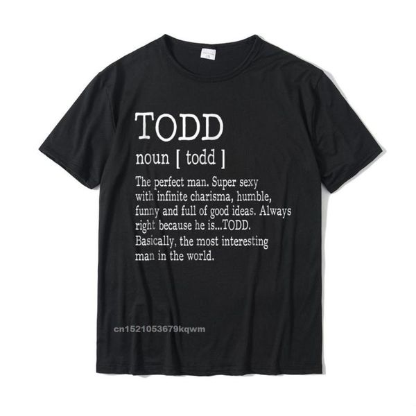 

men's t-shirts definition - first name todd men t-shirt funny tshirts tees wholesale cotton design printed, White;black