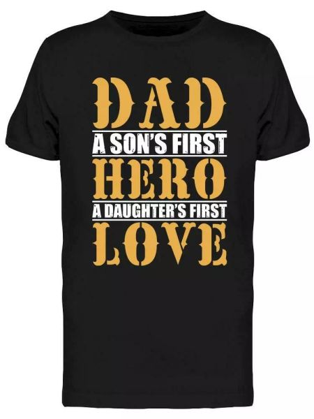 

A Daughter's First Love Tee Men's -Image by Shutterstock, White;black