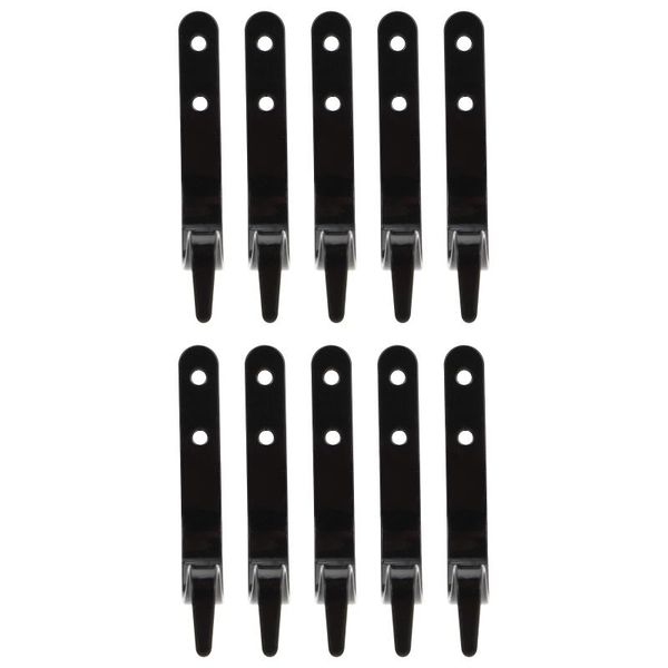 

hooks & rails 1 set practical j shape durable iron hangers household with screw