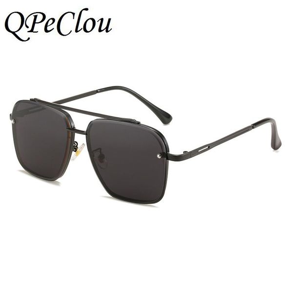 

outdoor eyewear 2021 ew fashion metal double beam sunglasses men vintage square driving sun glasses women brand colorful shades oculos de so
