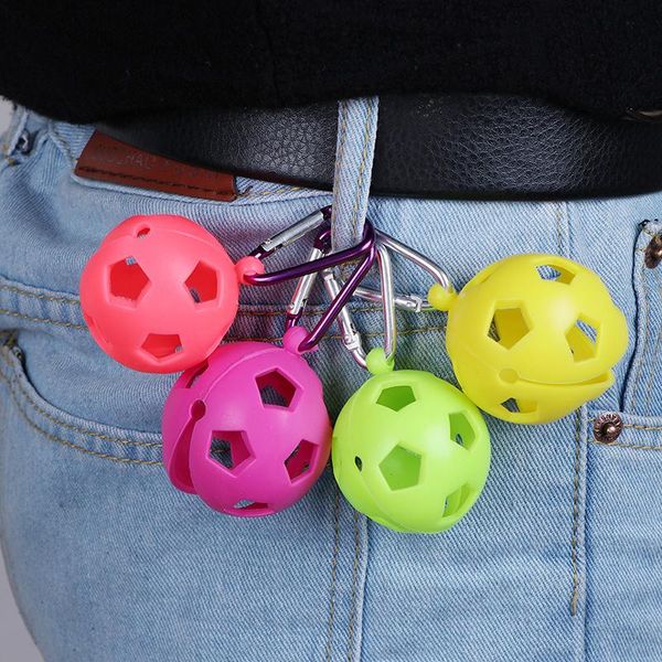 

portable golf ball silicone sleeve protective cover bag holder with carabiner for 46mm 1 training accessories aids