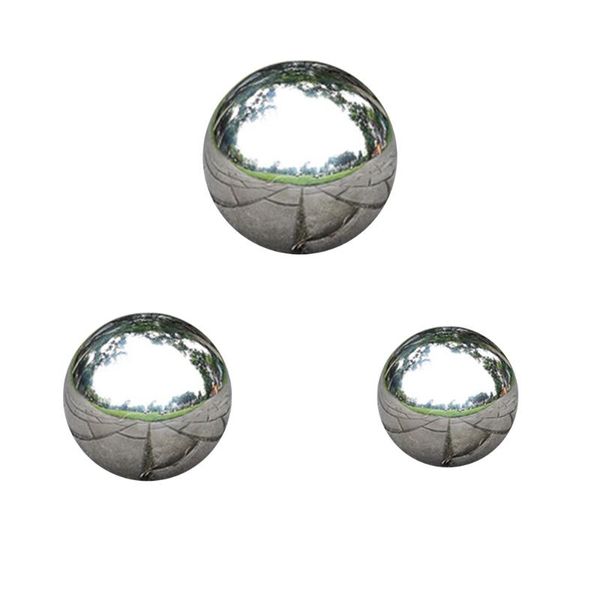 

novelty items gazing ball garden sphere mirror polished hollow stainless steel home outdoor ornament decoration