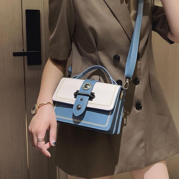 

shoulder bags trendy women's bag 2021 summer messenger fashion one simple pu small square female