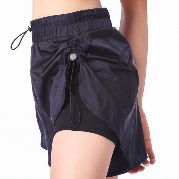 

yoga sports anti-exposure quick-drying running workout shorts women outfit