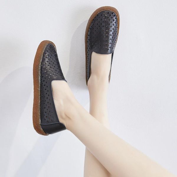 

slippers weideng round toe wear resistant thick bottom manual shoes outdoor cool refreshing ultra light ventilation non slip elastic, Black