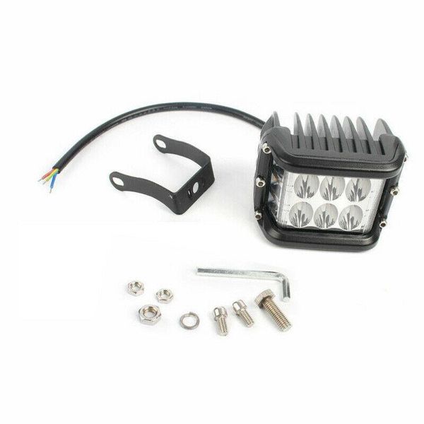

working light 12led work 9000lm combo ip68 waterproof white & red 10-30 v dc suv