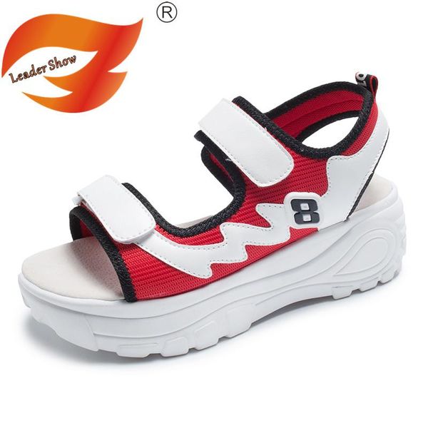 

leader show women sandals fashion 2021 summer beach slippers outdoor trend casual for women's comfortable flats shoes, Black