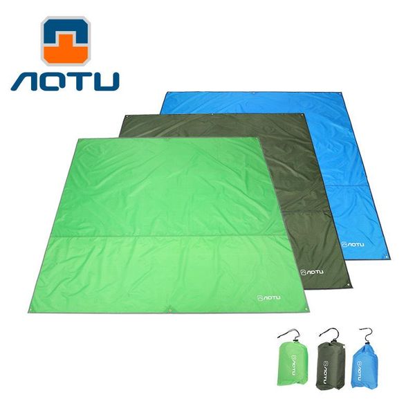 

multi-functional camping mat hikingmats picnic mats cloth shading canopy oxford beach tent sun shelter outdoor pads