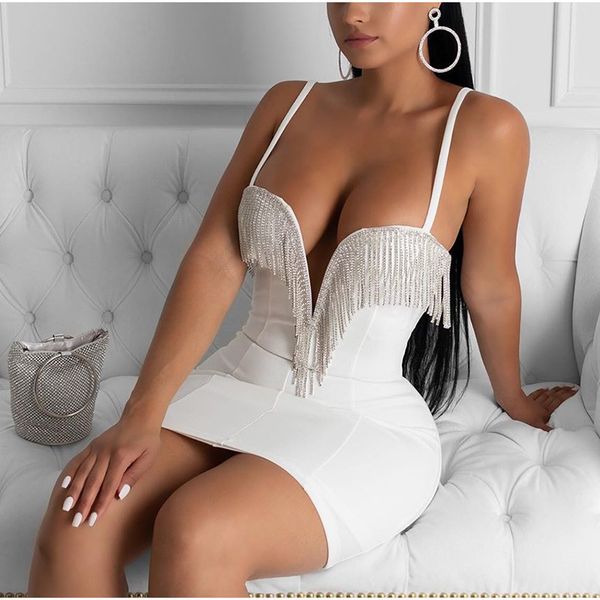 

women drill bar tassel suspender buttocks dress solid color high waist fashion spring summer 11b445 210525, Black;gray