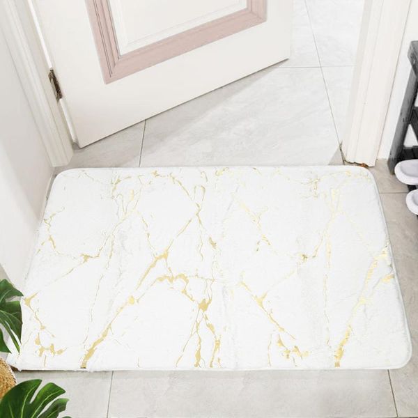 

bath mats absorbent shower bathroom soft carpets washstand non-slip faux hair for two sizes rugs toilet floor mat anti slip