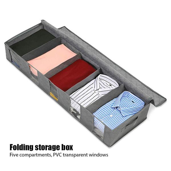 

storage drawers non-woven bed box folding quilt bag closet clothes dust-proof and moisture-proof finishing
