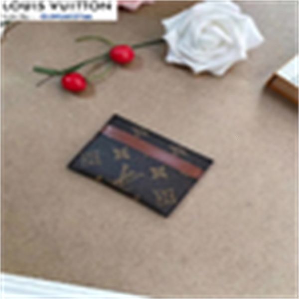 

card brand designer luxury m62170 card bag, wallet, deep coffee flower women real leather long wallets chain wallet pouches key holders phon, Red;black