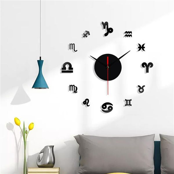 

wall clock mirror stickers creative diy clocks removable art decal sticker home decor living room quartz needlej30