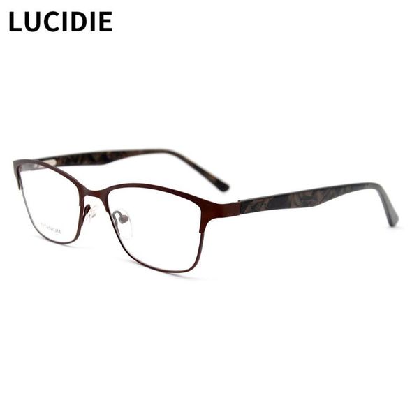 

fashion brand design titanium square optical eyeglasses frame men women glasses myopia prescription eyewear sunglasses frames, Black