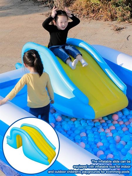 

pool & accessories inflatable waterslide wider steps swimming supplies gun slide bouncer castle waterslides kids summer water play toys