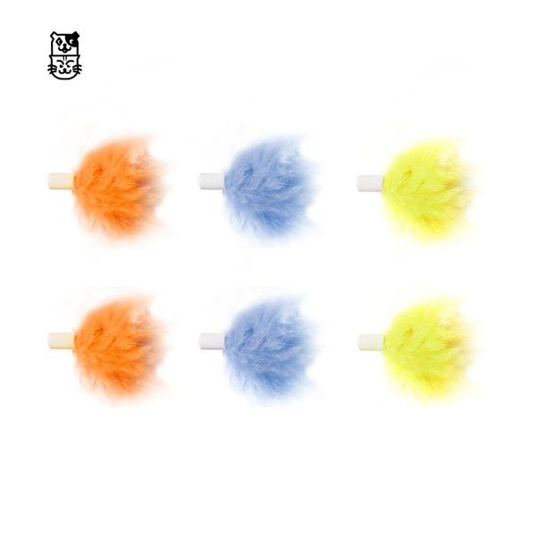 

mewoofun replacement feathers for electric cat toy sqaure magic box smart teasing stick crazy game interactive cats toys