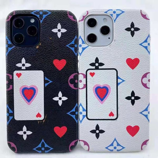 

poker design brand phone cases for iphone 12 promax 12pro 11 xs max xr x 8 plus se2 and samsung huawei make a remark