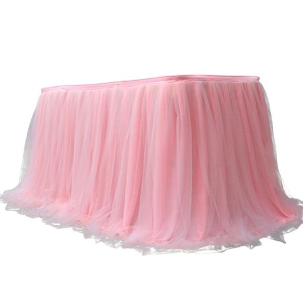 

wedding party table skirt cover tableware cloth birthday home decoration