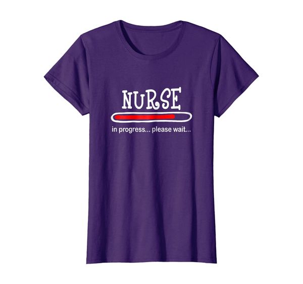 

VANKEY Nurse In Progress Funny T-Shirt for Women, Mainly pictures