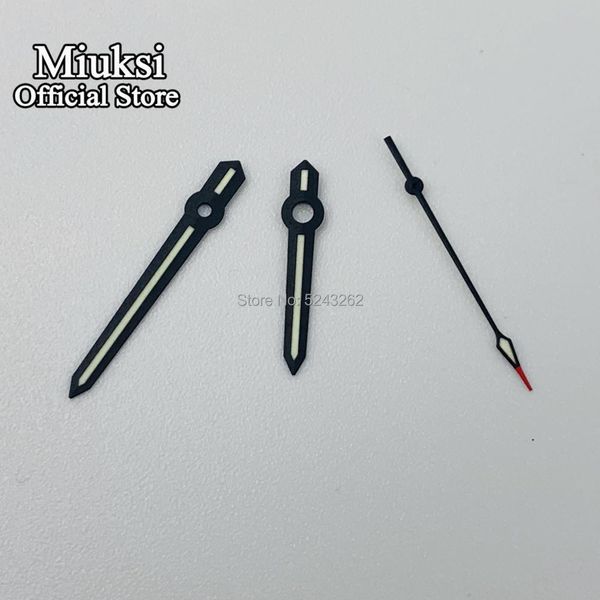 

black and yellow luminous hands fit miyota 8205 8215 821a mingzhu dg 2813 3804 movement