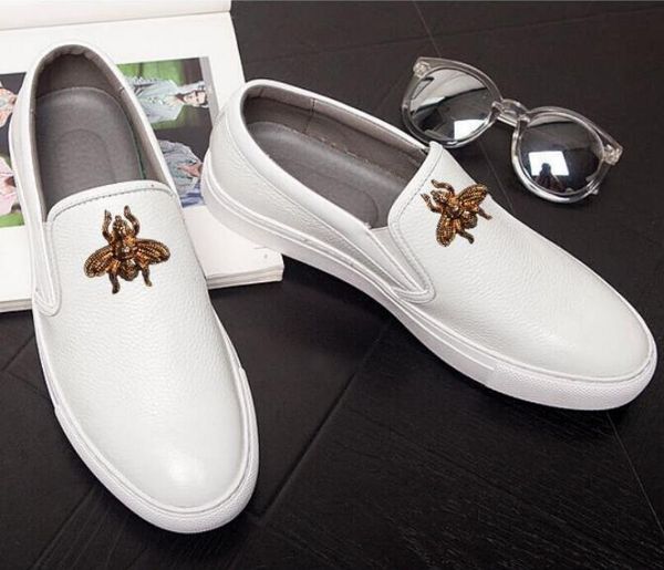 

new deluxe men's small white shoes british fashion sports casual board low breathable zapatos hombre, Black