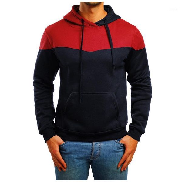 

men's hoodies & sweatshirts hoodie men hip hop crew neck harajuku patchwork long sleeve pullover winter loose with pocket sweater molet, Black