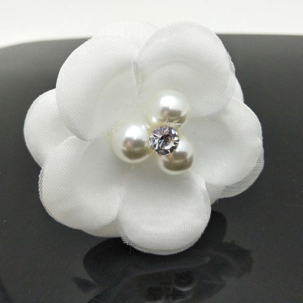 

hairpin wedding trellis bridal headdress white 6cm beaded mesh diamond u-shaped flower fairy hairpin, Golden;silver