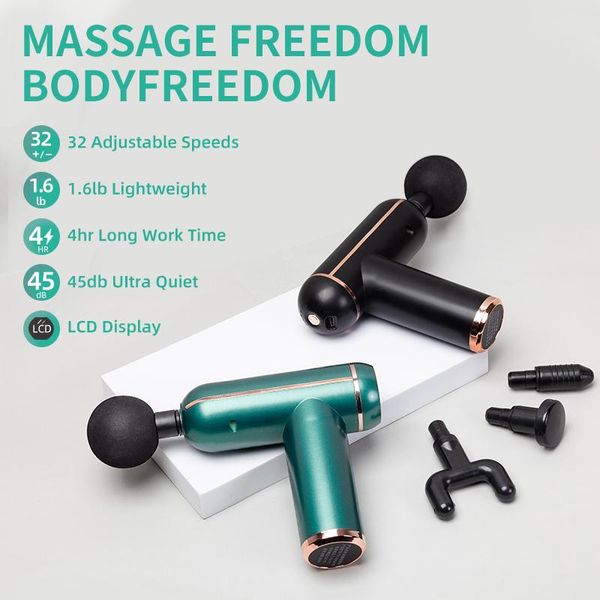 

massage gun deep tissue muscle mini sports therapy massager pain relief slimming shaping pocket body