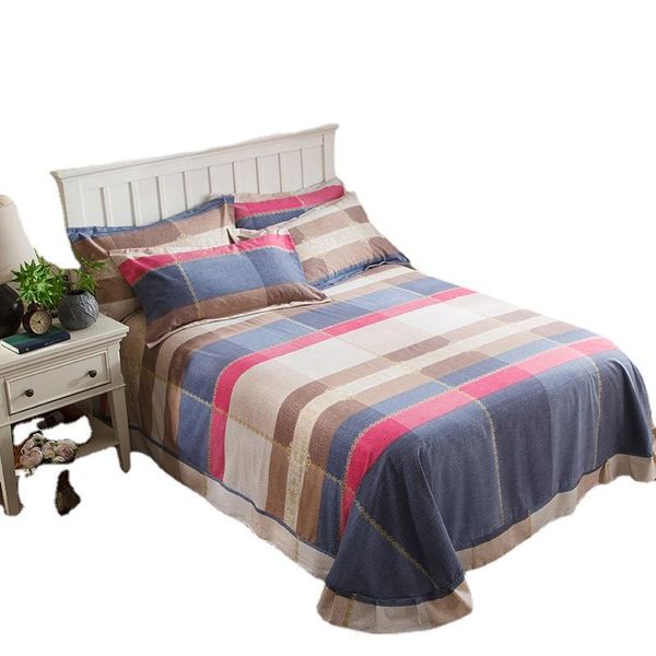 

sheets & sets pure cotton thick brushed bed sheet single double 1.5 m 1.8 bedding