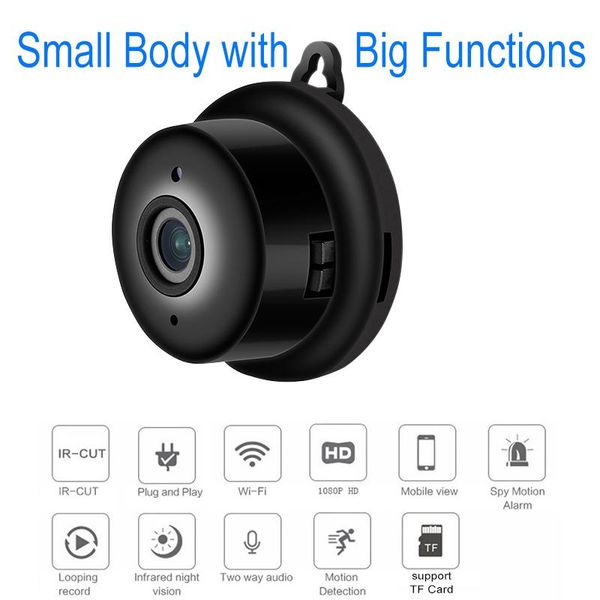 

mini cameras 1080p hd ip wifi camera camcorder wireless security dvr night vision remote control surveillance mobile detection