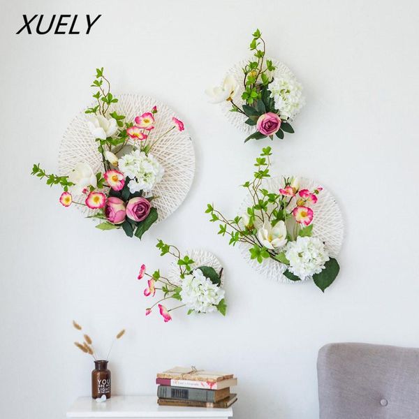

decorative flowers & wreaths modern minimalist wall hanging floral silk flower hydrangea artificial wedding home decor