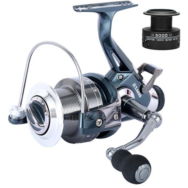

double brake spool metal fishing reel carp reels spinning sea water baitcasting