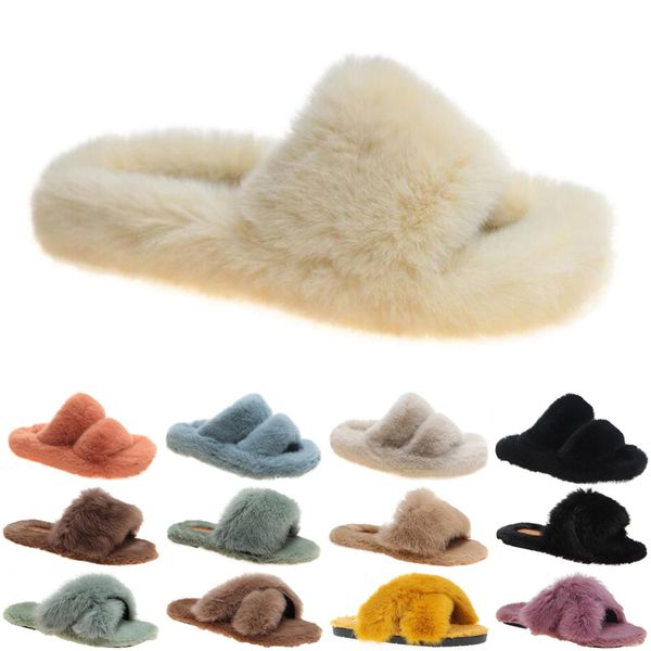 

luxury women shoes slides slippers womens sandals black white grey slide slipper flat flip flops size 35-40 color78