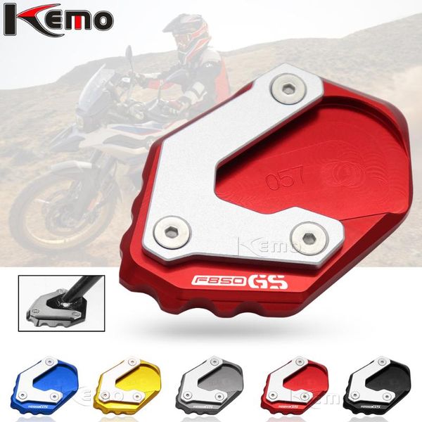 

other motorcycle parts for f850gs f850 gs 2021 cnc aluminium kickstand footside side stand extension englarger plate pad