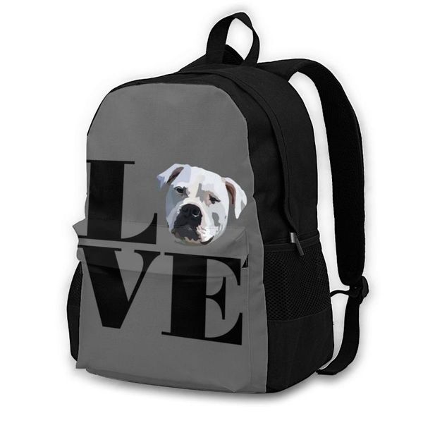 

backpack american bully dog backpacks cycling tourist large beautiful polyester bags