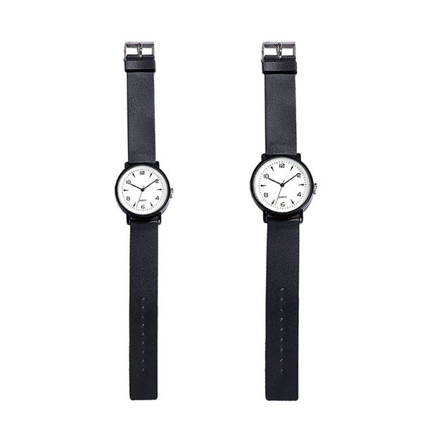 Çift Saatler Aydınlık Saatler İş İzle Su Geçirmez Düşük Profil Kuvars Mekanizması Dial 40 ve 34mm Moda Casual