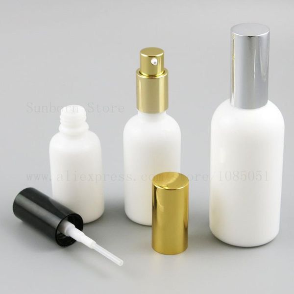 

storage bottles & jars cosmetics empty refillable cream pump pressed spray skin care container 15ml 30ml 50ml 100ml with alumiunm