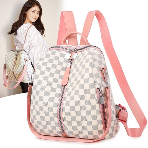 

fashion backpack men's and women's sports outdoor shoulder check student school bag suitable for travel work large capacity birthd