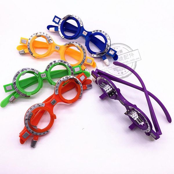 

fashion sunglasses frames colorful plastic optical glasses lens trial frame optometry optician equipment 52mm - 70mm eyeglass accessories, Black