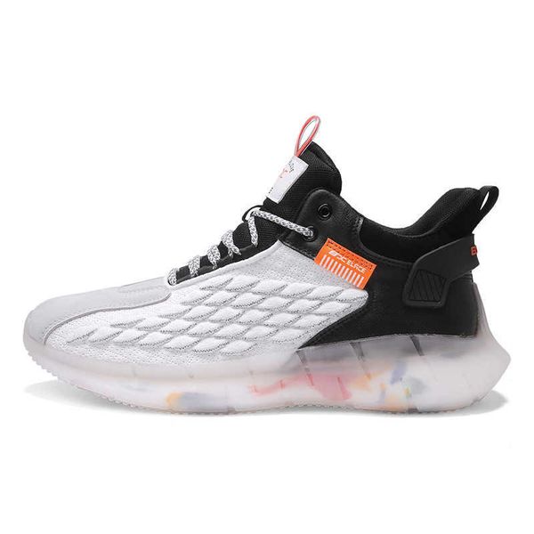 

men running shoes large size sports men's autumn fish scale flying hip hop leisure running popcorn coconut shoes traniers sneakers