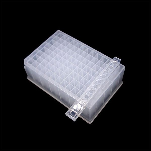 

lab supplies 5pcs 2.2ml 96-well deep-well plate e-beam sterile packing round bottom sharp pcr deep well