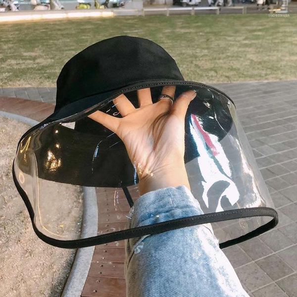 

caps & hats 2021 anti-fog men women dust protection bucket hat female outdoor travel uv protect fisherman and sun1, Yellow