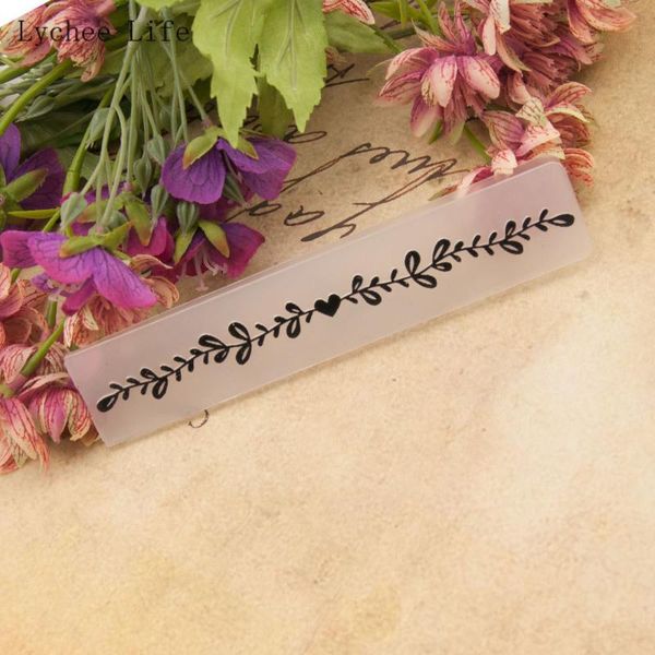 

craft tools lychee life floral plastic embossing folders scrapbooking stencil template for diy po card decoration making supplies