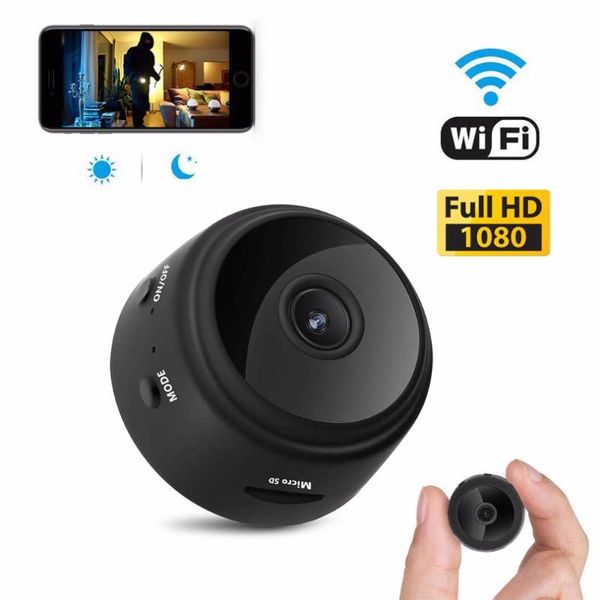 

mini cameras micro wifi camera 1080p with smartphone app and night vision ip home security video cam bike body dv support 128g tf card