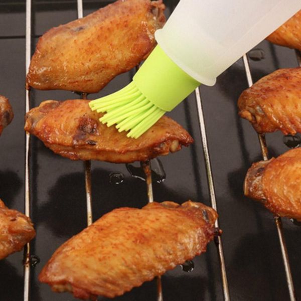 

tools & accessories portable barbecue oil brush silicone baking kitchen high temperature bakeware tool ki